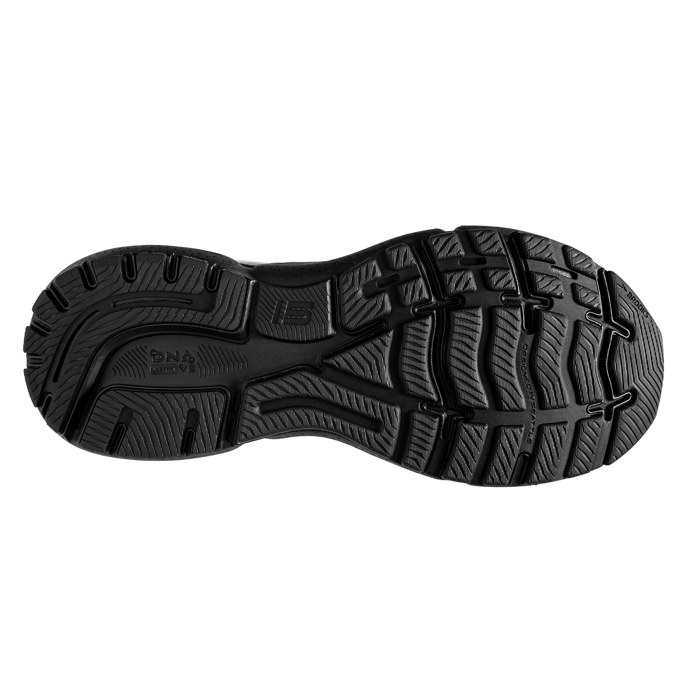 Brooks Mens Ghost 15 Extra Wide 4E Width Black Black Ebony