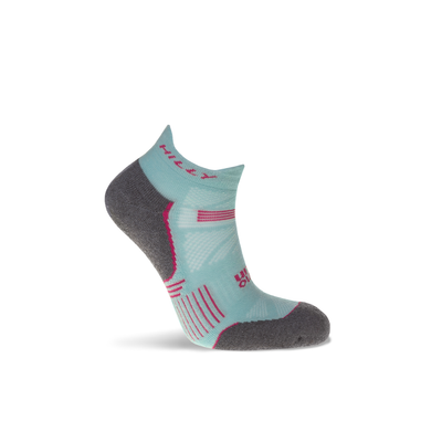 Hilly Womens Supreme Socklet - Aquamarine/Grey Marl