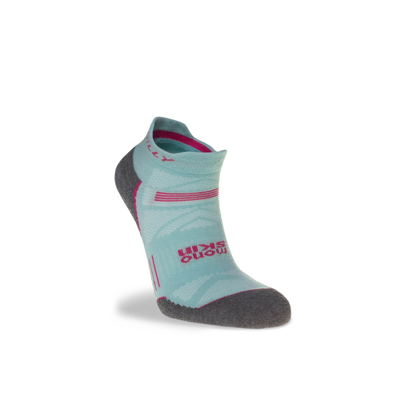 Hilly Womens Supreme Socklet - Aquamarine/Grey Marl