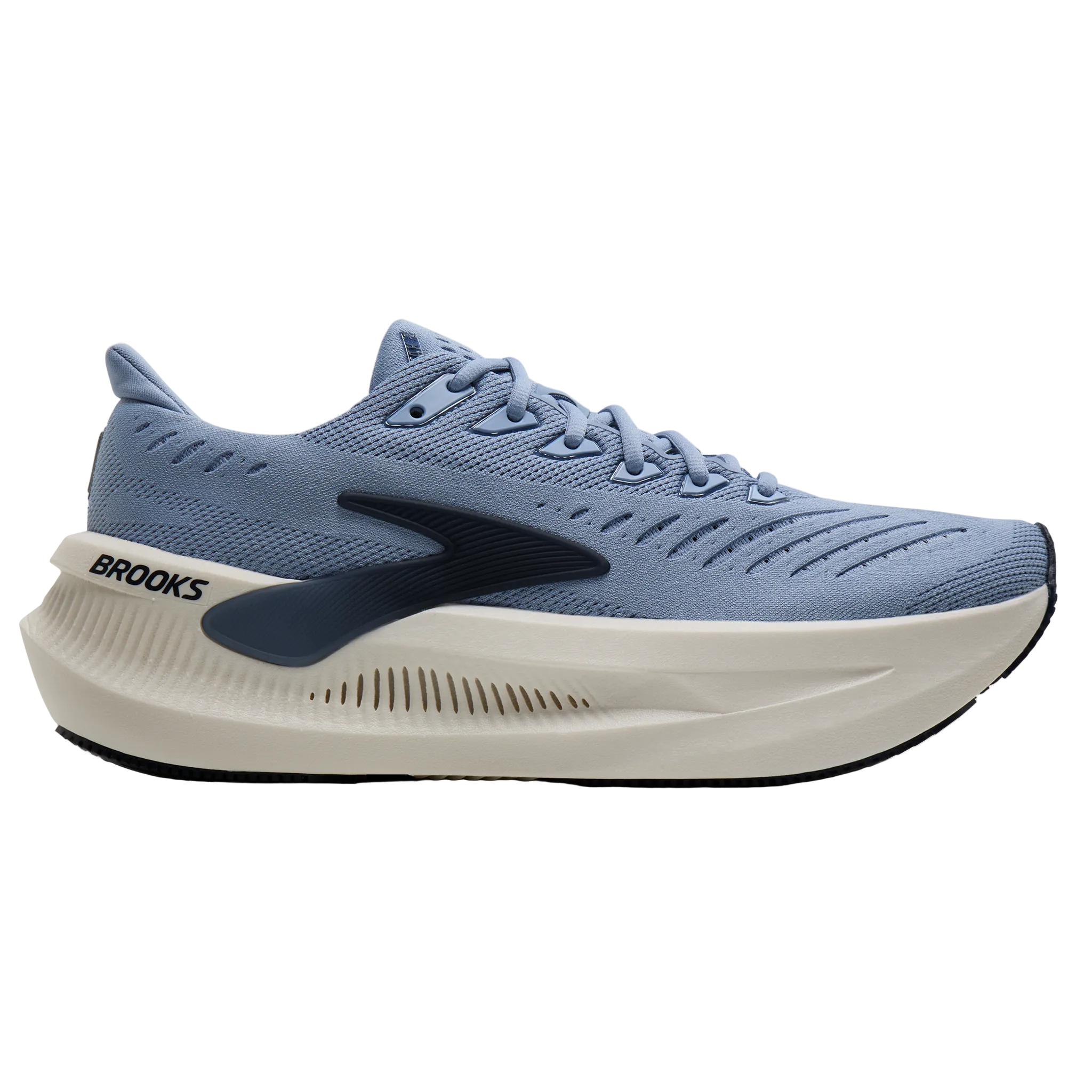 Brooks Mens Glycerin Max 2 - Rain Washed/Navy Blazer/Clear - Neutral - AW26