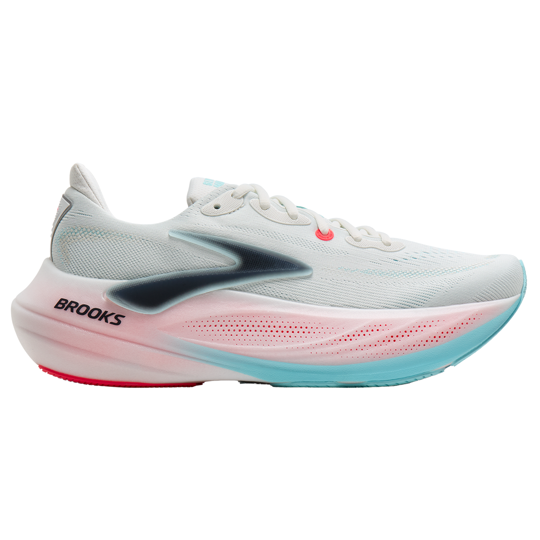 Brooks Mens Glycerin Max 3 - Blanc/Techno Blue/Charcoal - Neutral - SS27