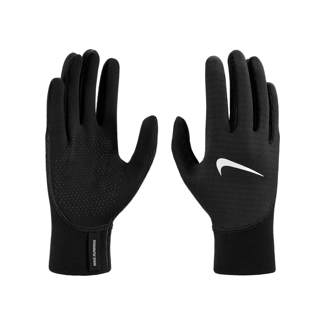Nike Womens Therma-Fit Pacer Sphere Midweight Running Glove - Black/Black/Silver