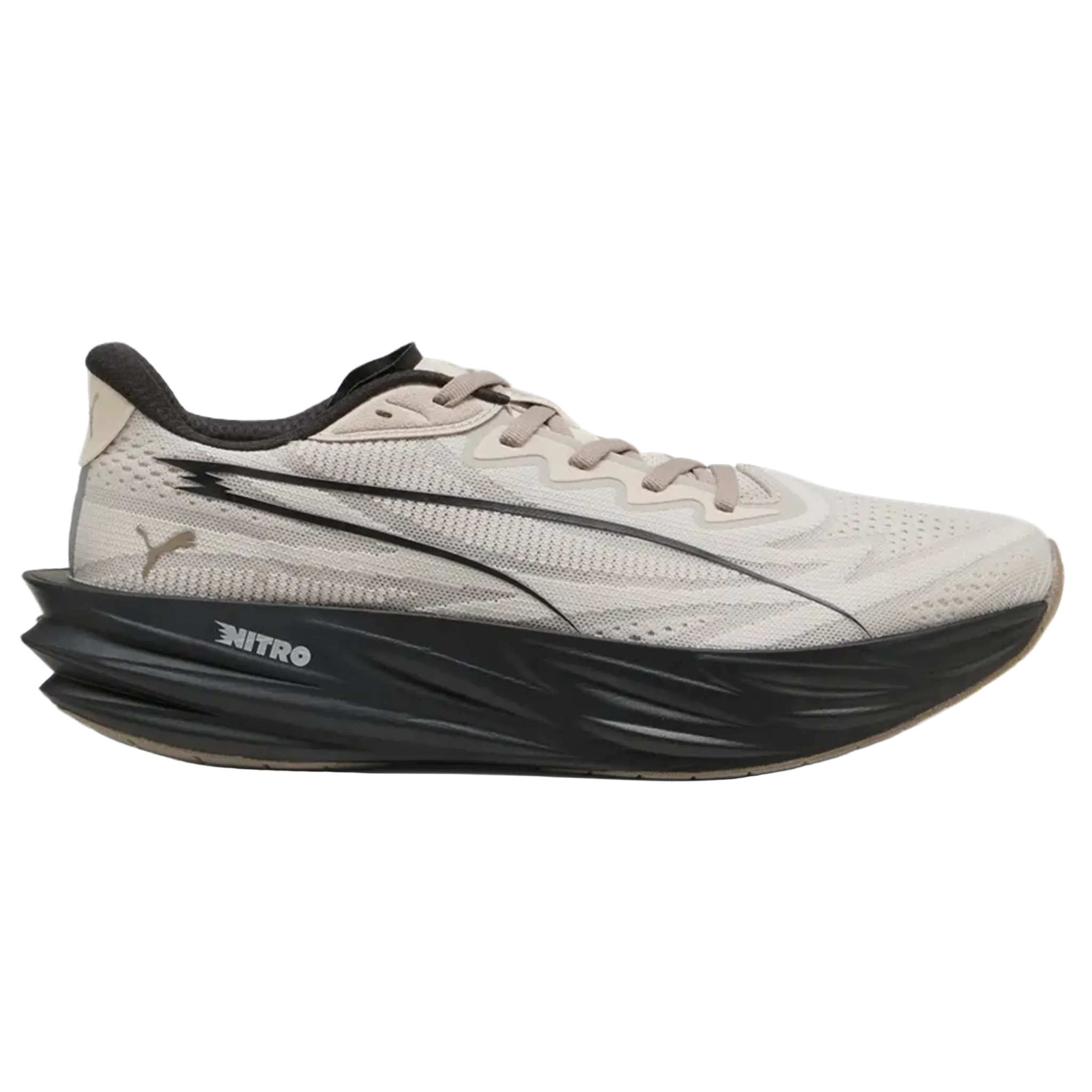 Puma Mens Deviate Pure NITRO - Silver Fog/Mouse Gray/Puma Black - Neutral - AW26