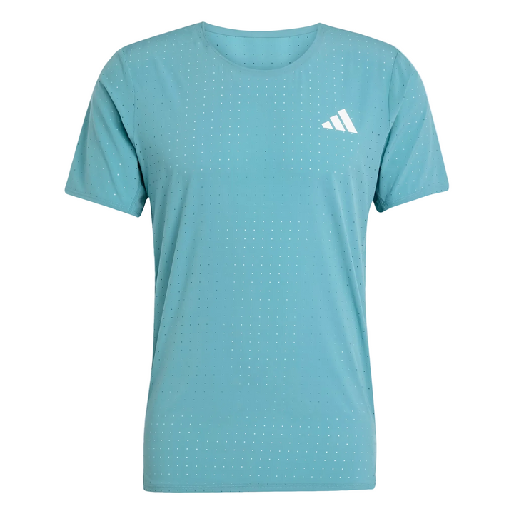 Adidas Mens Adizero Running Tee - Powder Teal