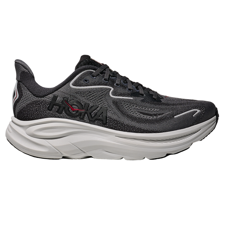Hoka Mens Clifton 10 - Carbon Black/Satellite Grey - Neutral - AW25