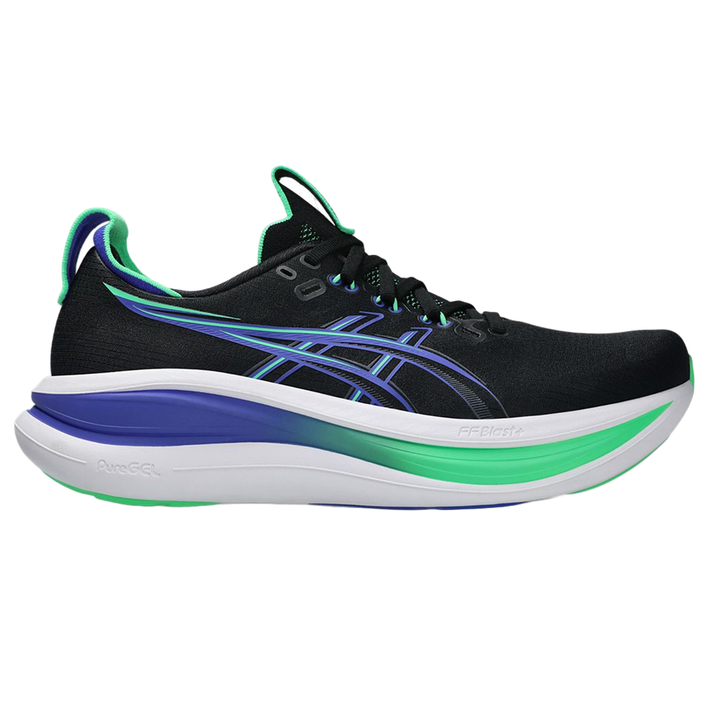 Asics Mens Gel Nimbus 28 - Black/Cobalt Burst - Neutral - SS26