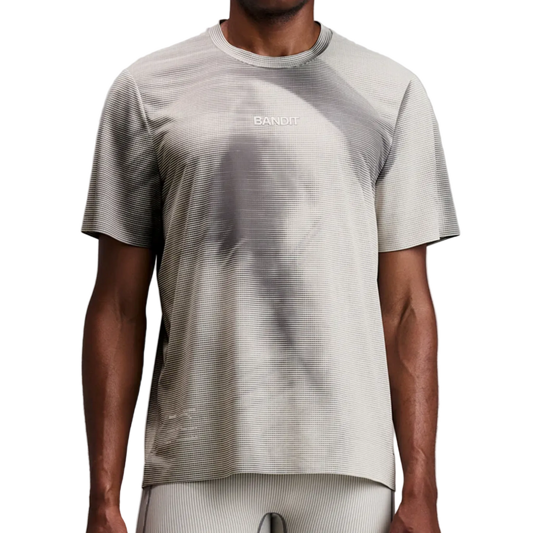 Bandit Men's Specter Performance Tee with Flopack - Two Tone Dotted Gradient - Slate/Plaster - AW26