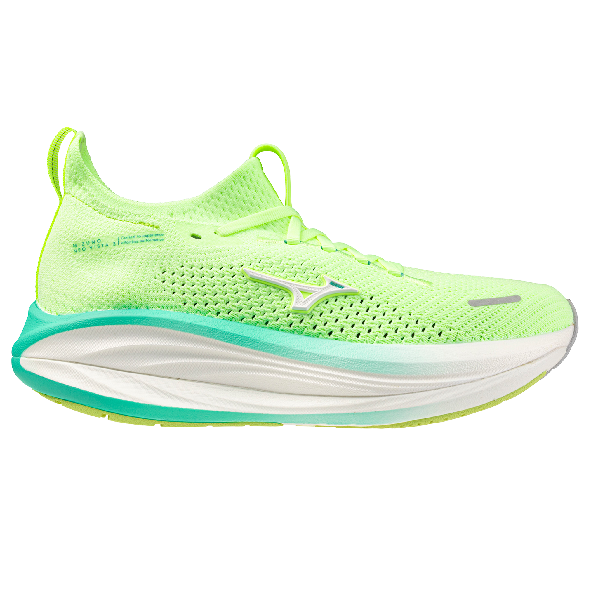 Mizuno Womens Neo Vista 3 - Lime Pulp/White/Arcadia - Neutral - AW26