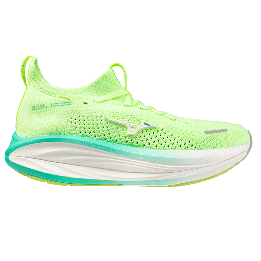 Mizuno Womens Neo Vista 3 - Lime Pulp/White/Arcadia - Neutral - AW26