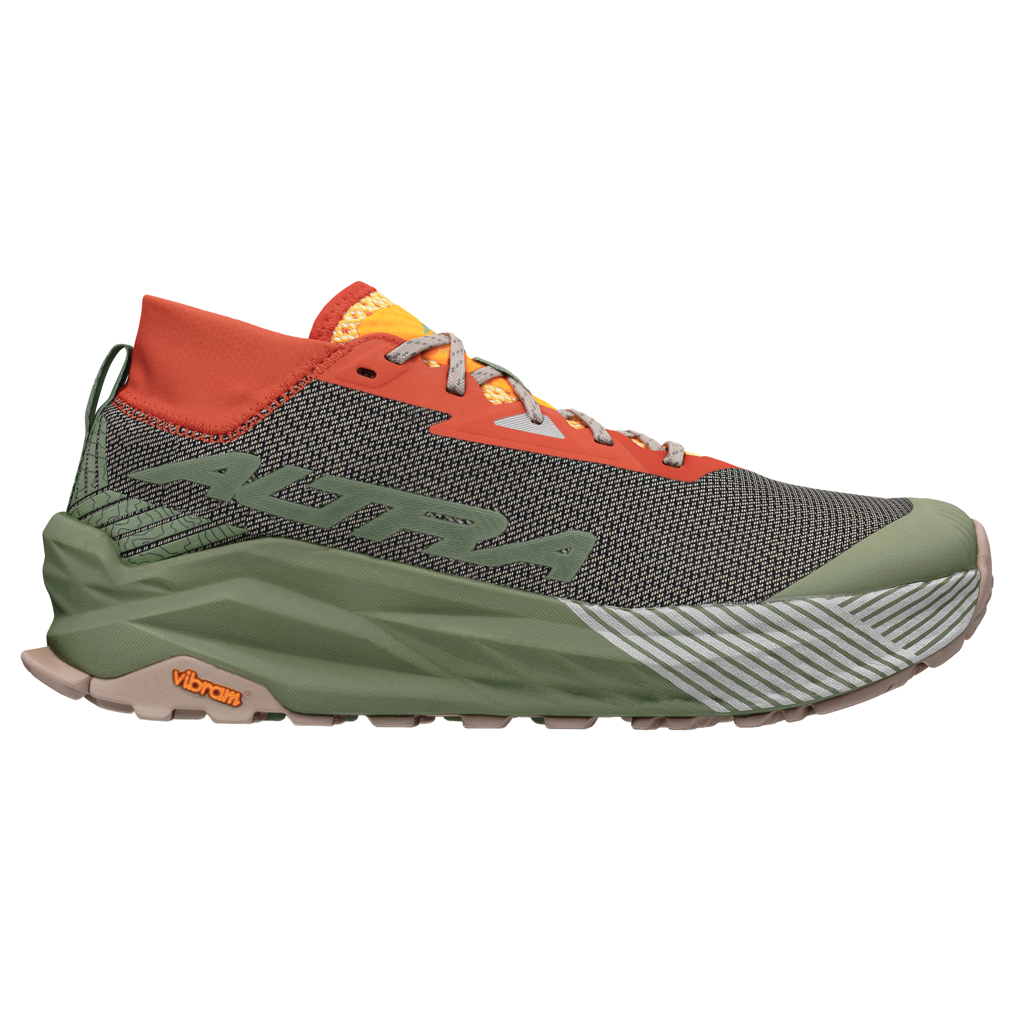 Altra Mens Olympus 275 - Gray/Orange - Trail - SS26