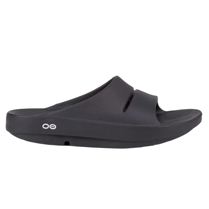 Oofos OOahh Unisex Recovery Slide - Black