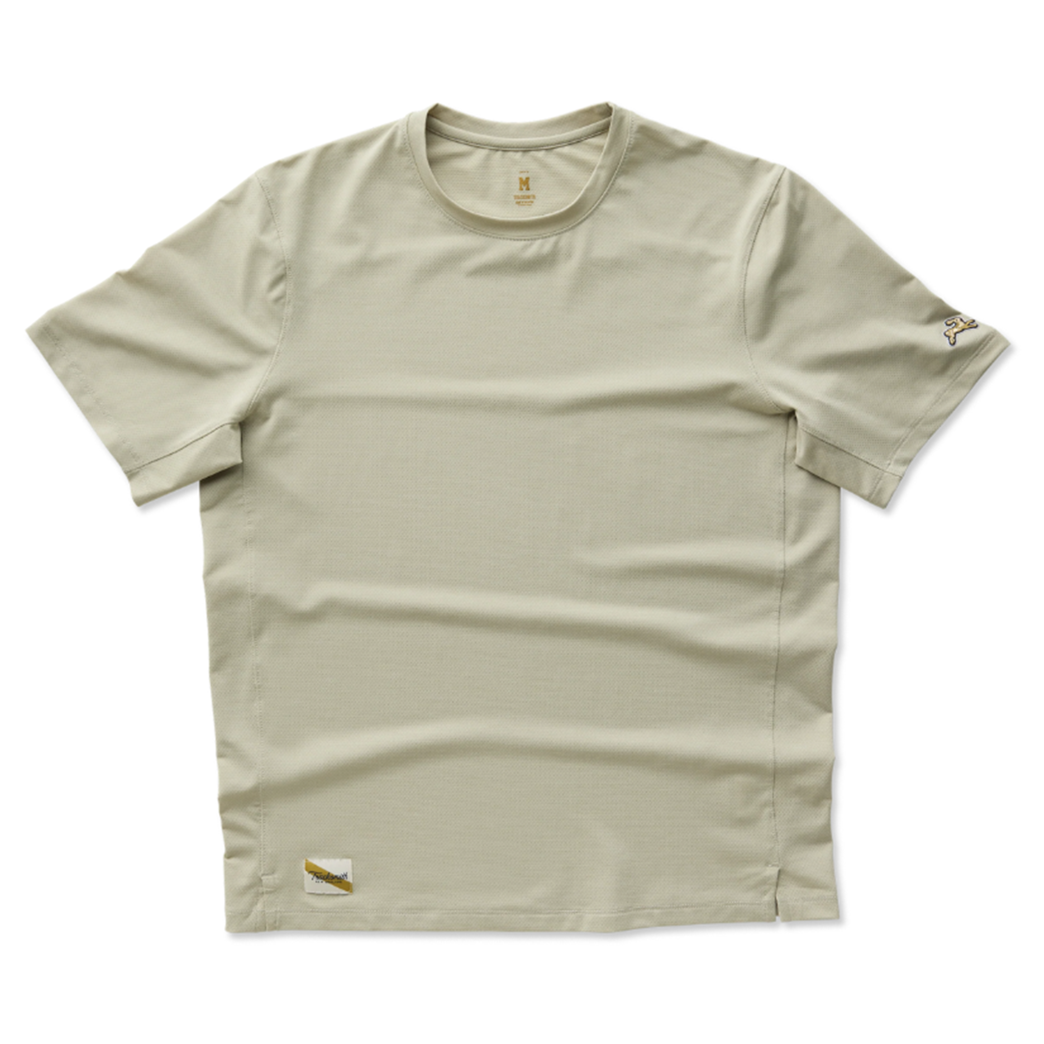 Tracksmith Mens Session Tee - Moss Grey