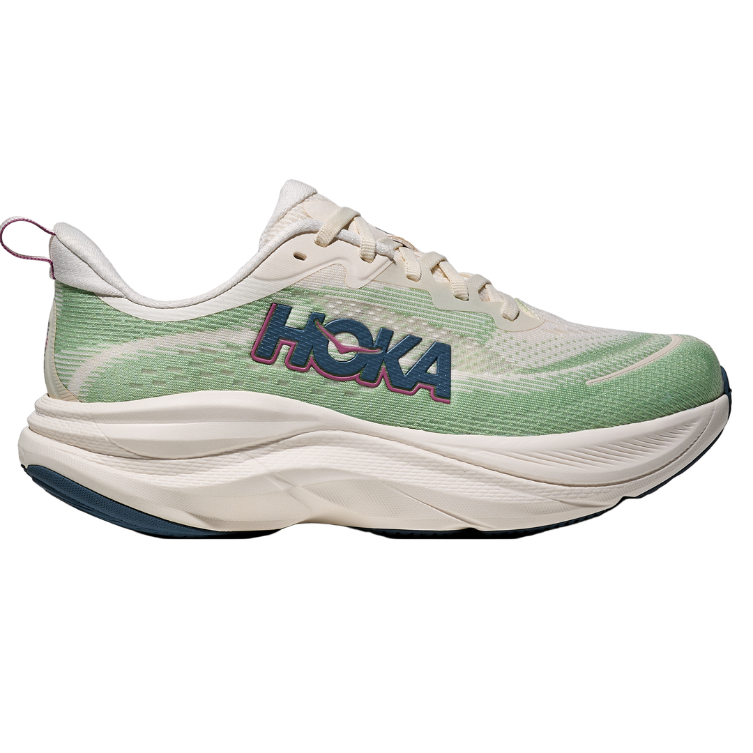 Hoka Damen Skyflow – Alabaster/Vintage Grün – Neutral – SS26