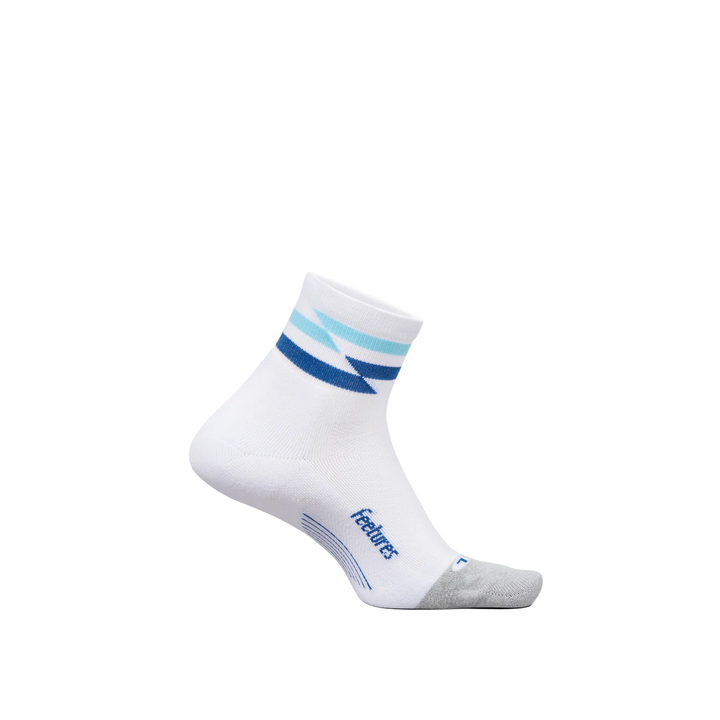 Feetures Elite Light Cushion Quarter – Weiße Schiene – SS26