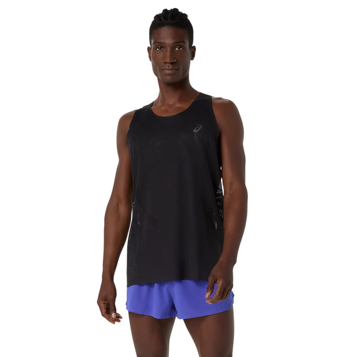 Asics Mens Metarun Singlet - Performance Black