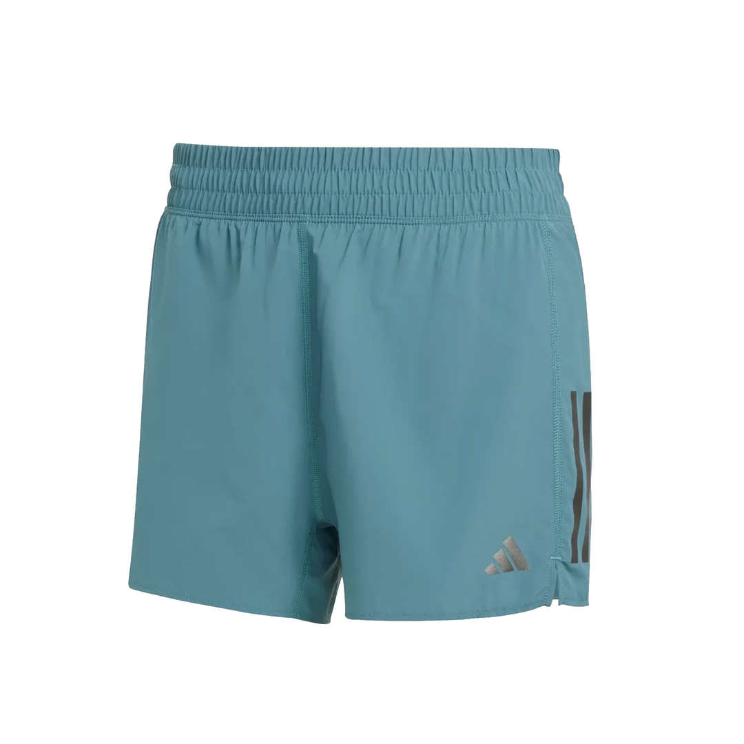 Adidas Womens Own The Run 4" Shorts - Blue
