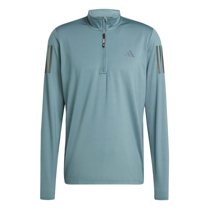 Adidas Mens Own the Run Half-Zip - Preloved Teal