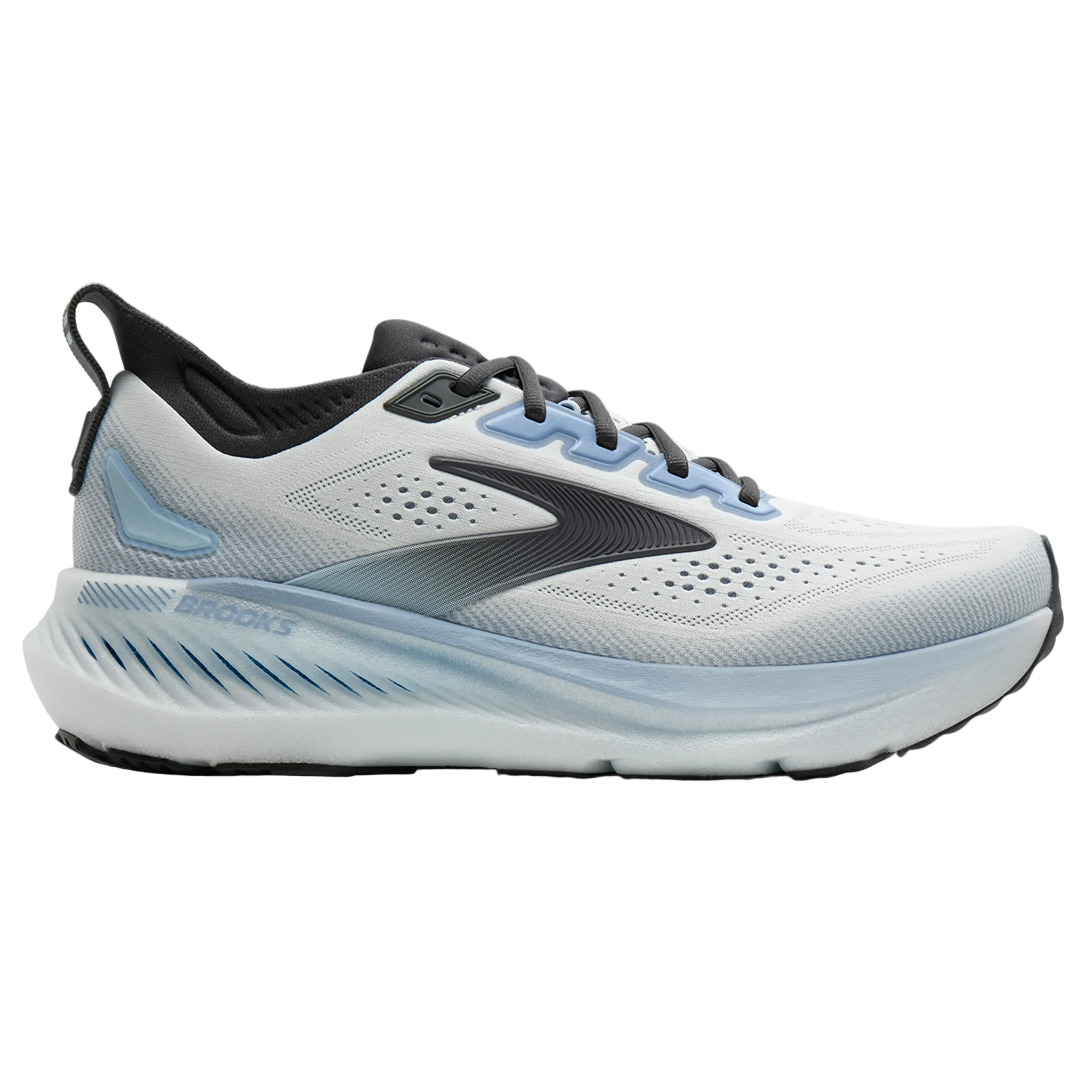 Brooks Mens Glycerin GTS 23 - White/Rain/Baltic Sea - Stability - AW26