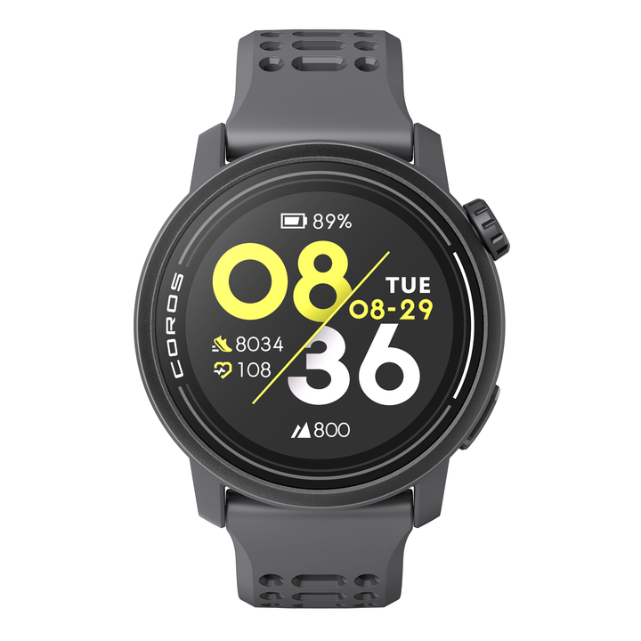 COROS PACE 3 Premium GPS Sport Watch - Black Silicone