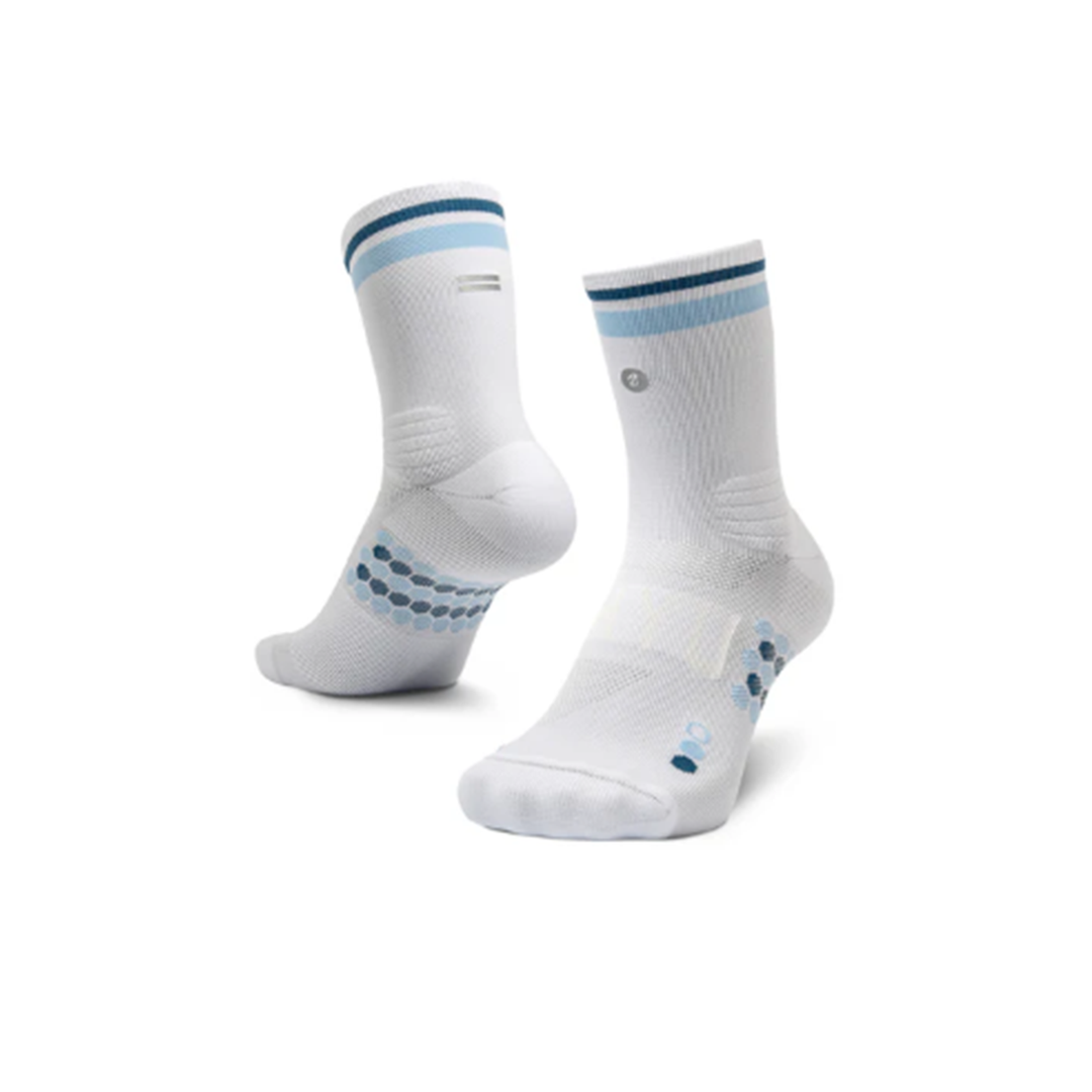 SHYU Racing Half Crew Socks - White/Chapel/Hill
