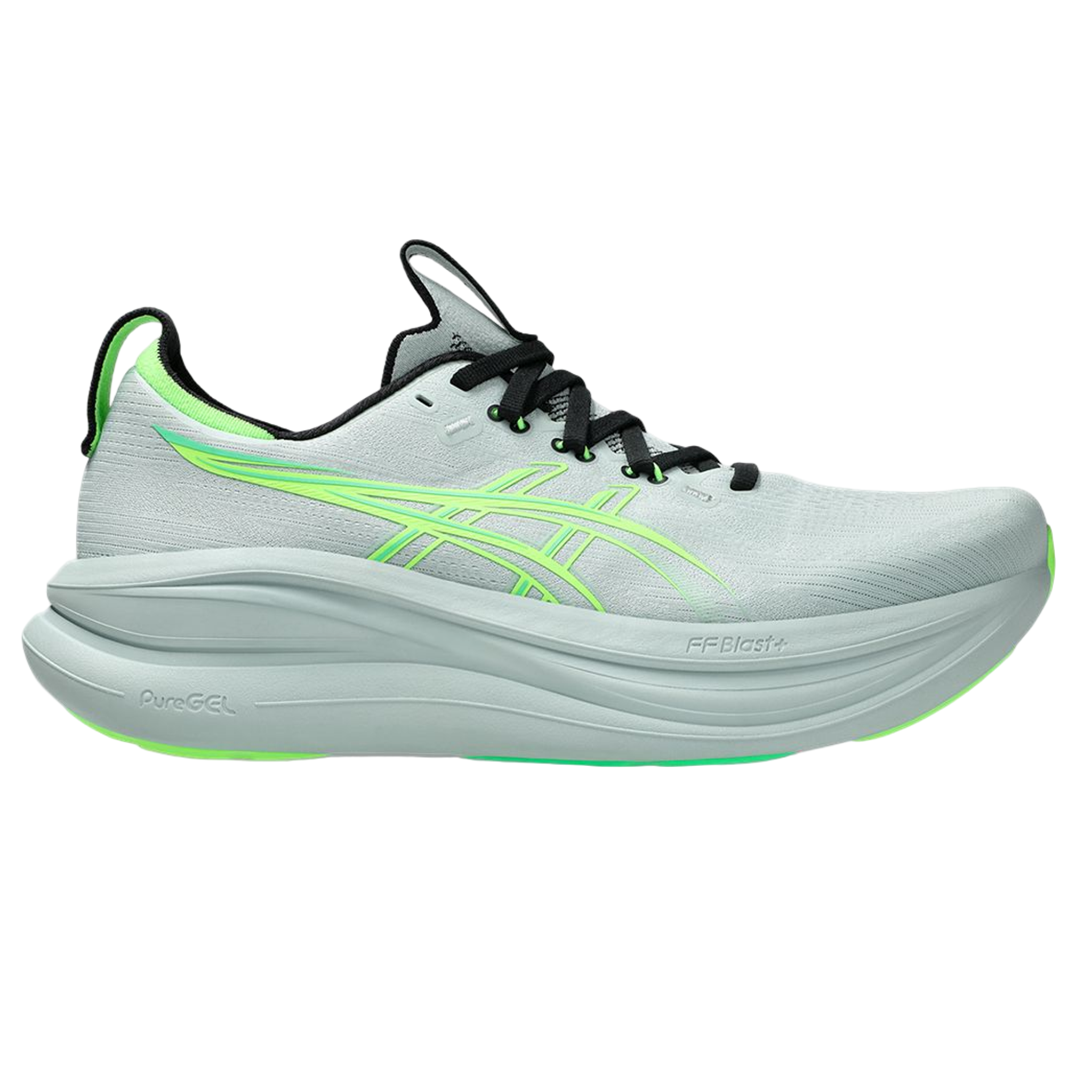 Asics Mens Gel Nimbus 28 - Cold Moss/Illuminate Green - Neutral - SS26