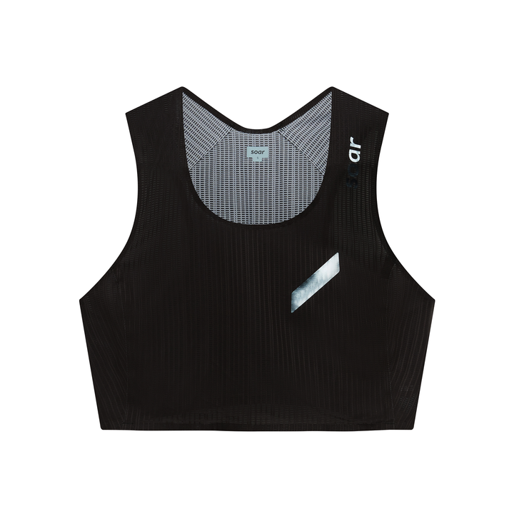 Gilet de course court Soar pour femmes - Noir - SS26