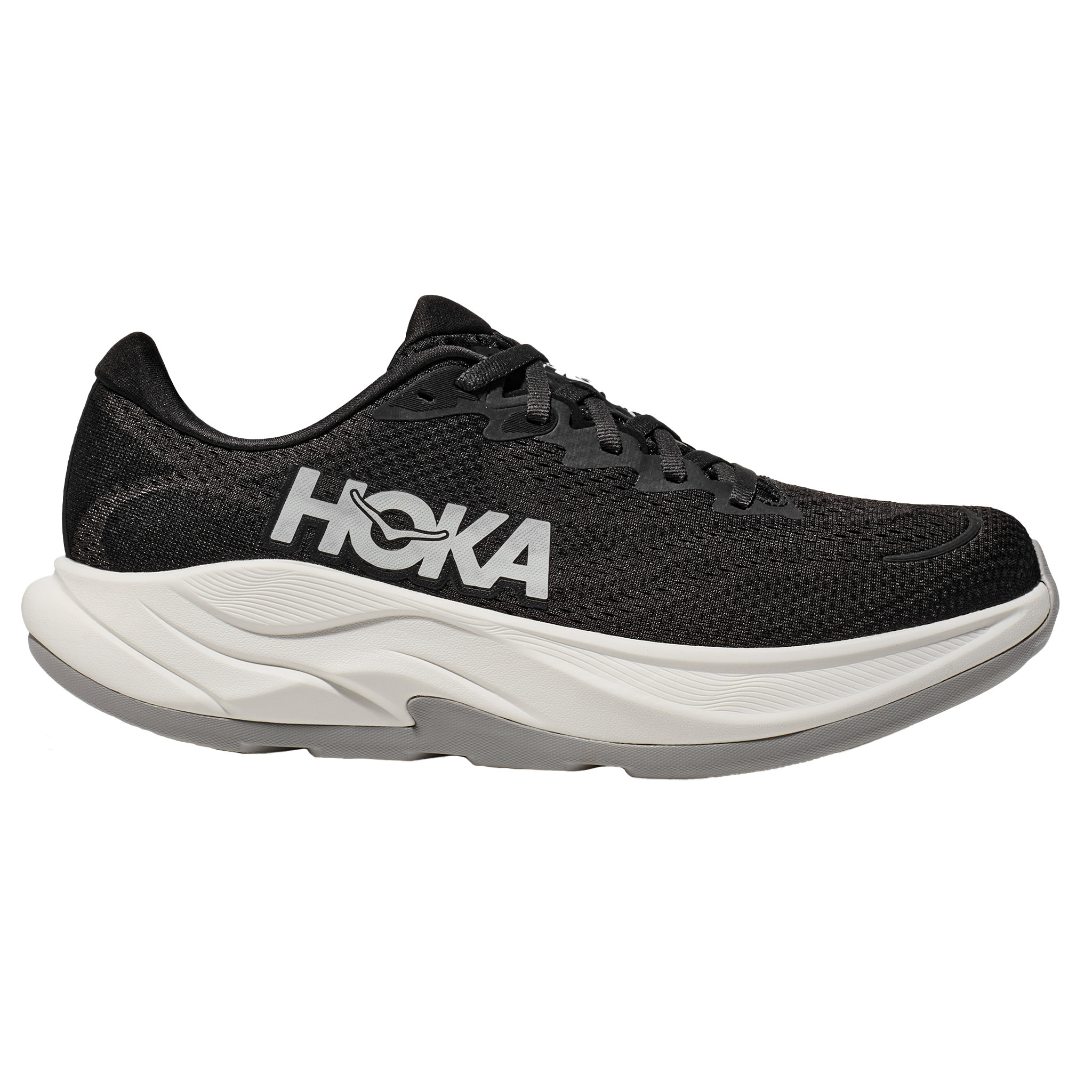 Hoka Womens Rincon 4 - Black/White - Neutral