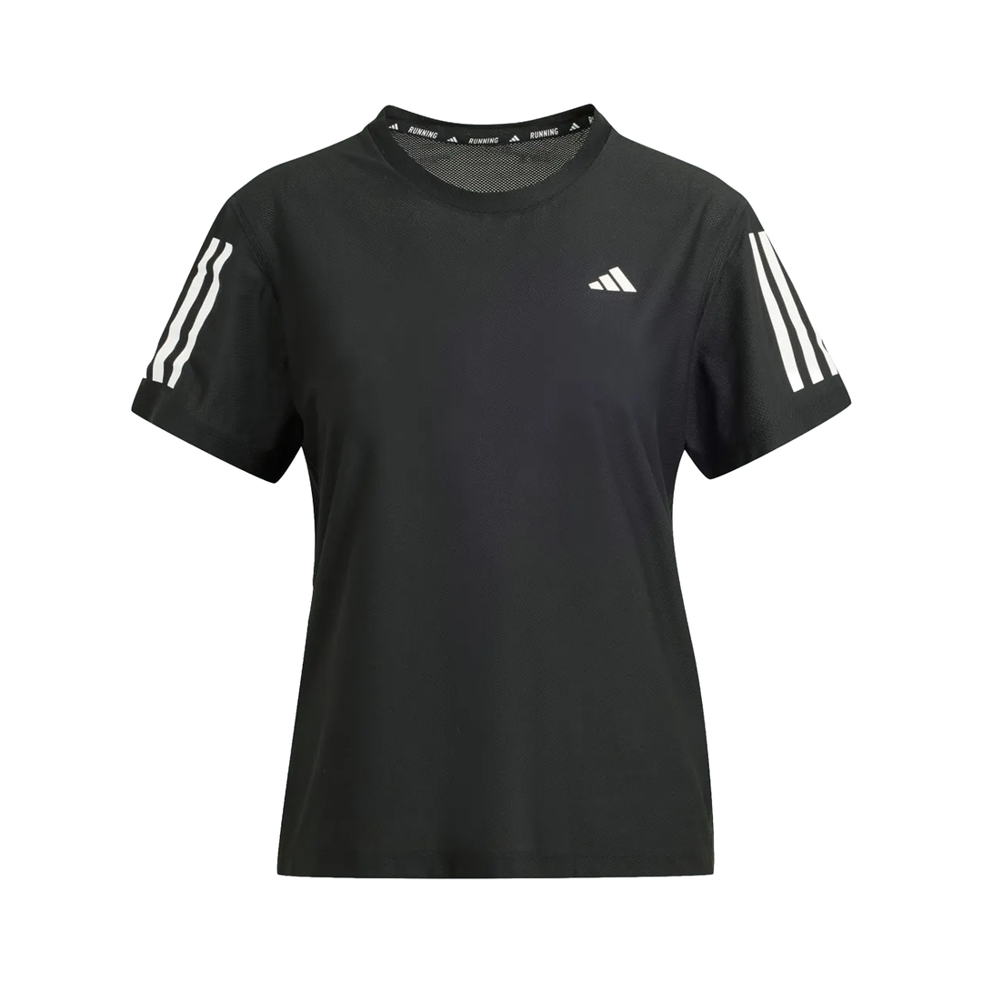Adidas Womens Own The Run T-Shirt - Black
