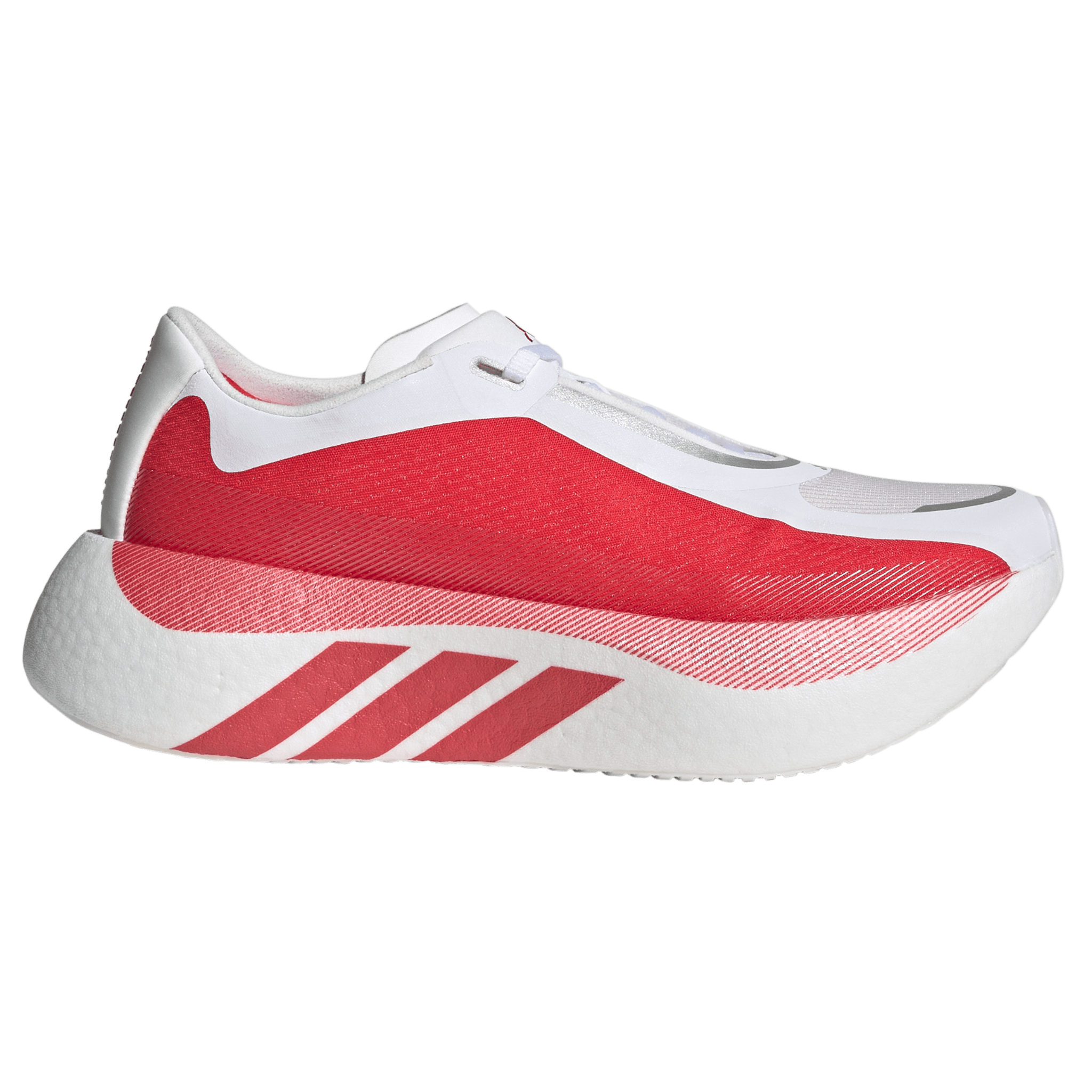 Adidas Womens Hyperboost Edge - Footwear White/Pure Ruby/Silver Metallic  - Neutral - AW26