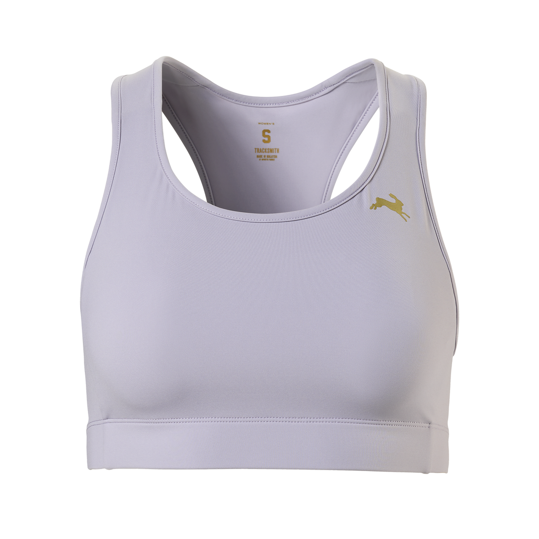 Tracksmith Soutien-gorge Allston pour femmes - Lavande Aura - SS26