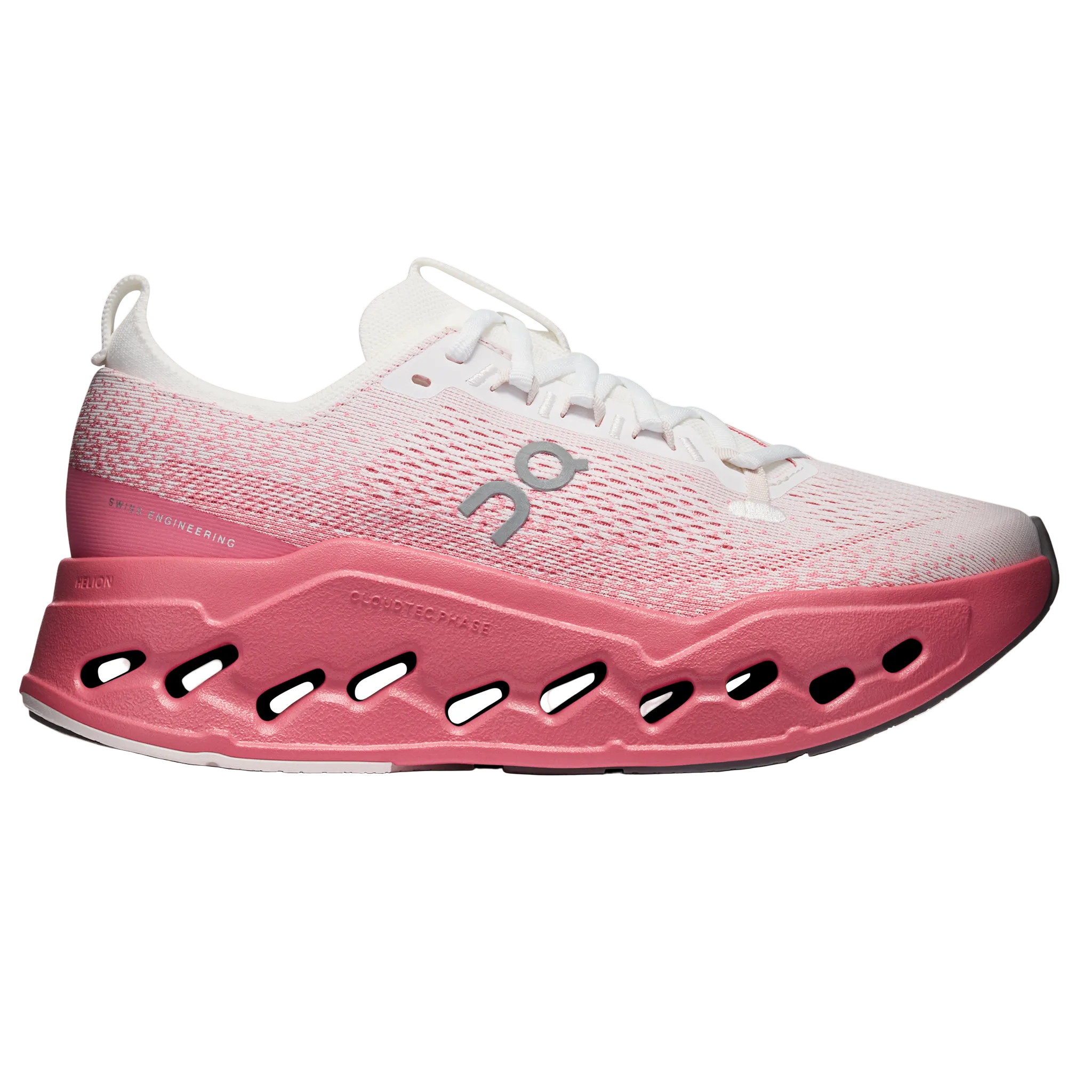 ON Womens Cloudsurfer Max - White/Camellia - AW26