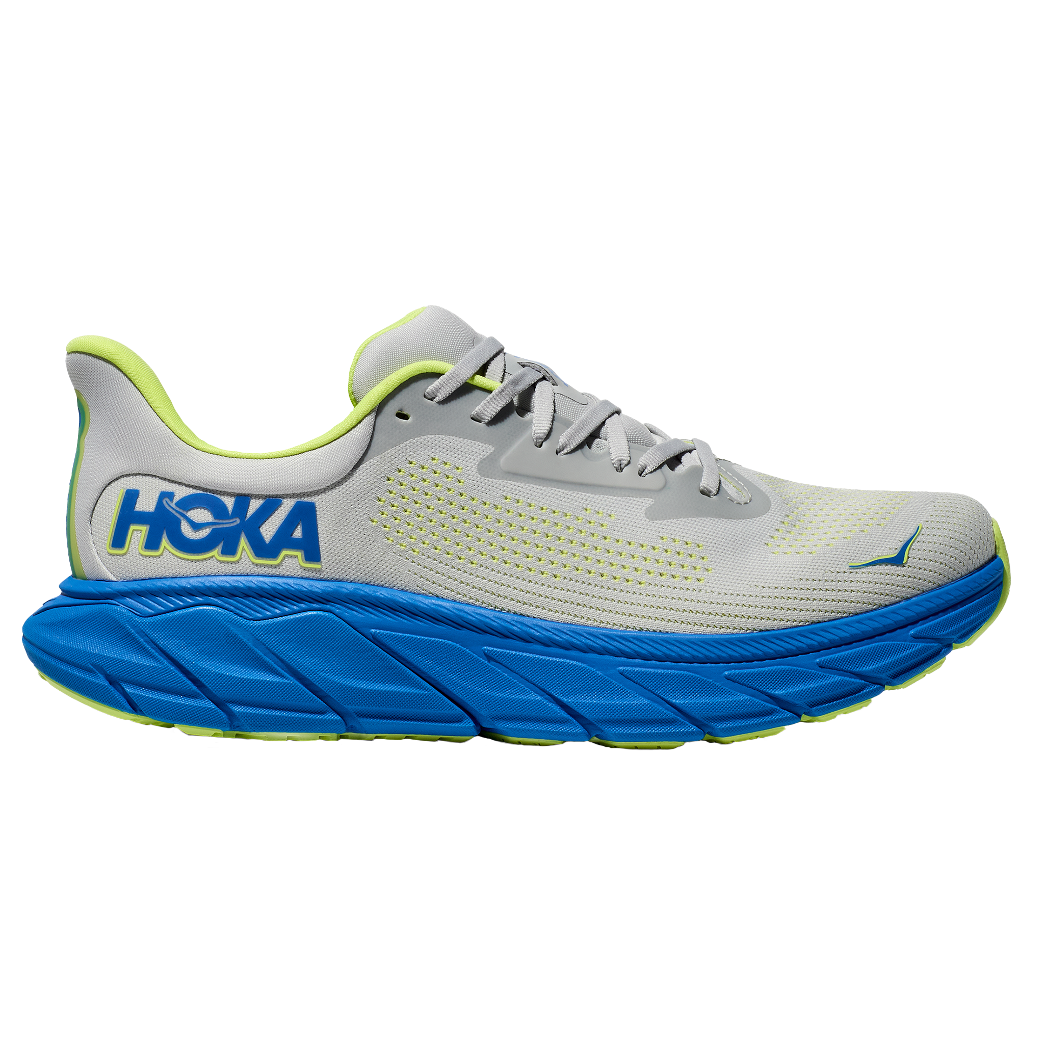 Hoka Mens Arahi 7 Wide - 2E Width - Stardust/Electric Cobalt - Stability