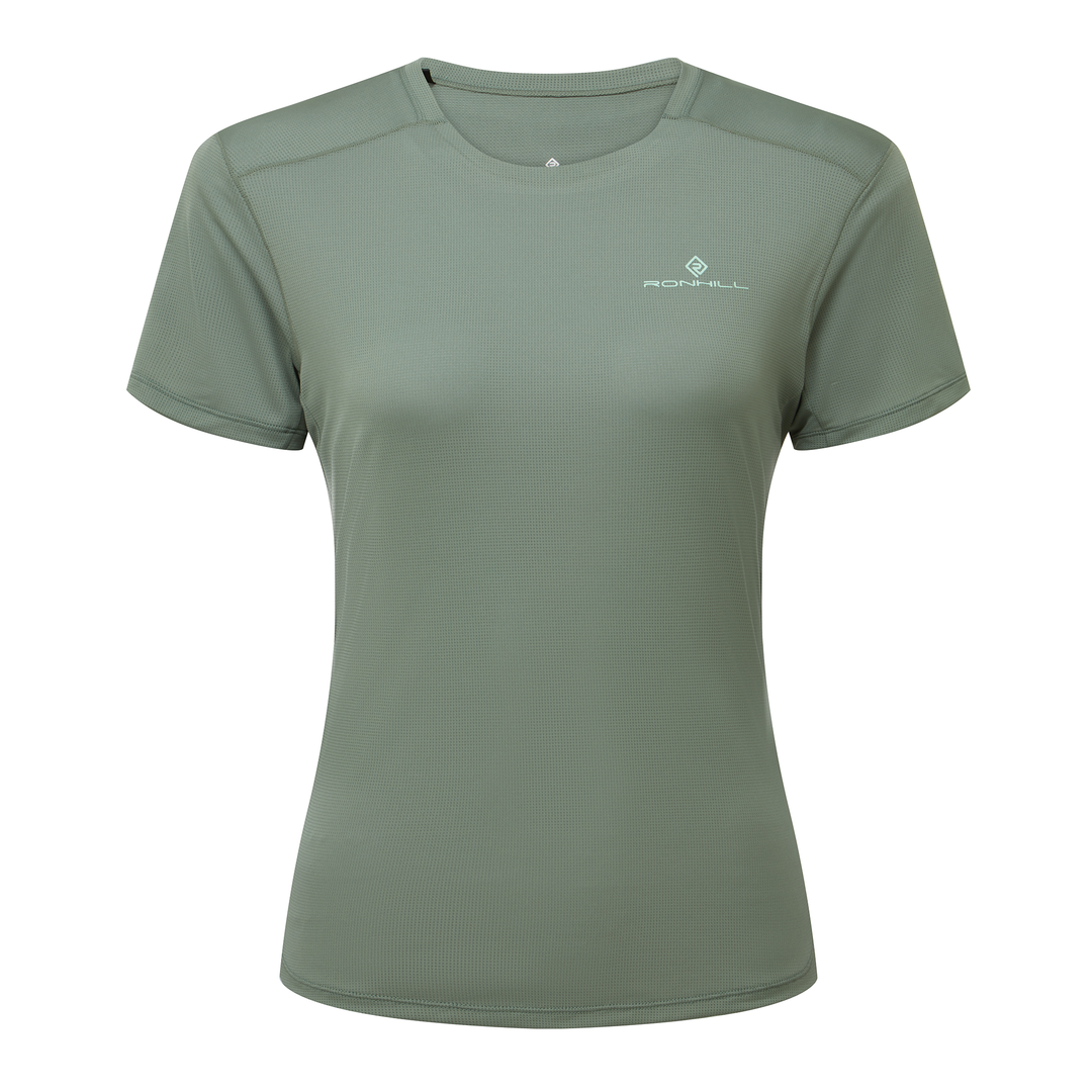 RonHill T-shirt Tech S/S pour femmes - Laurel/Seafoam - SS26