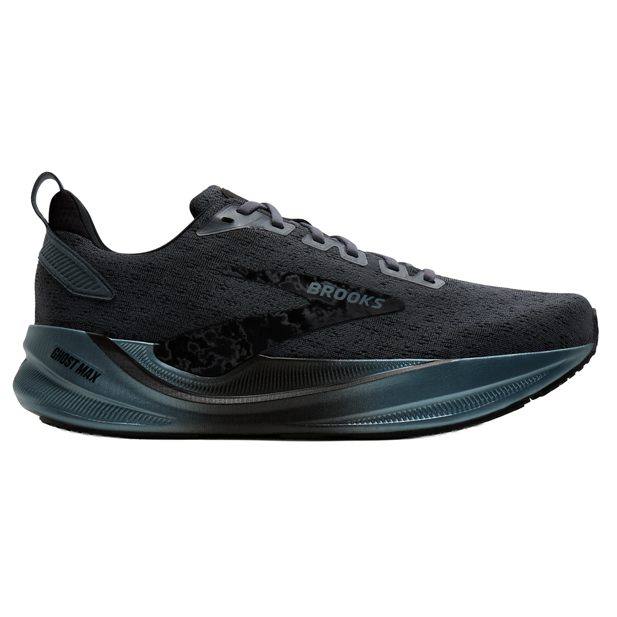 Brooks Mens Ghost Max 4 - Black/Graphite/Grey - Neutral - SS27