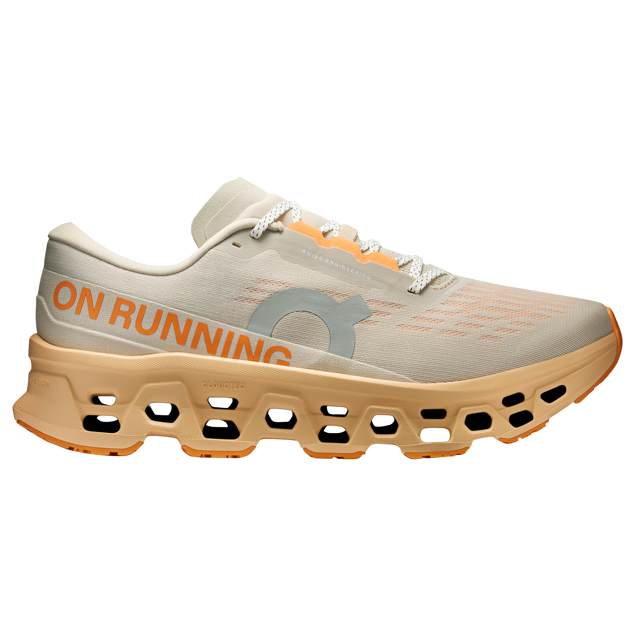 ON Mens Cloudmonster 3 - Pelican/Squash - AW26
