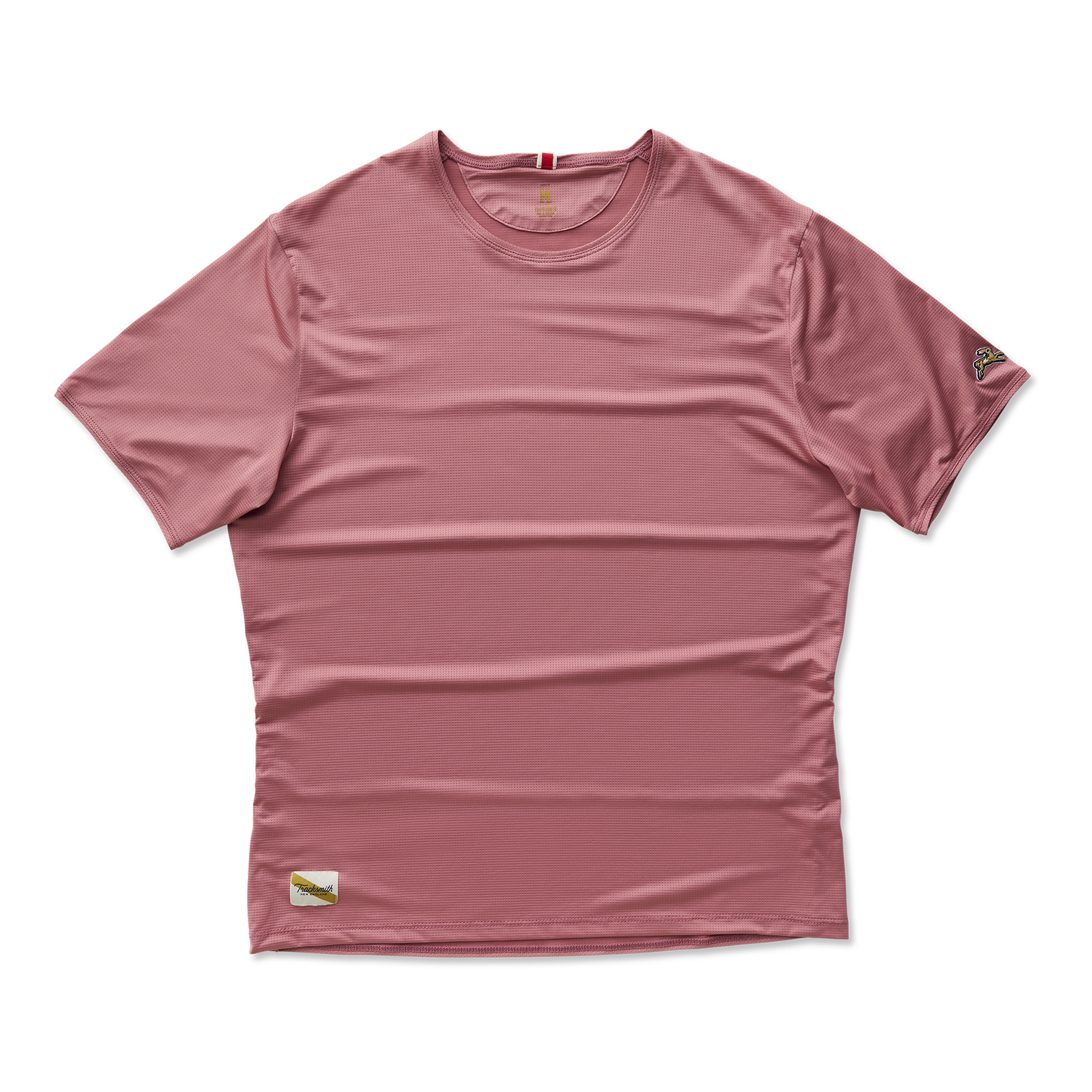 Tracksmith Mens Twilight Tee - Dusty Rose - SS26