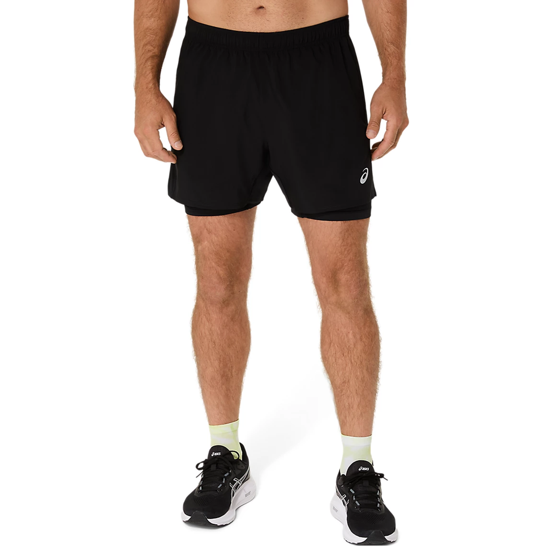 Asics Mens Core 2-in-1 Short - Performance Black