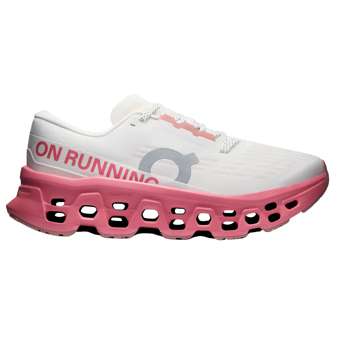 ON Womens Cloudmonster 3 - Ivory/Camellia - AW26