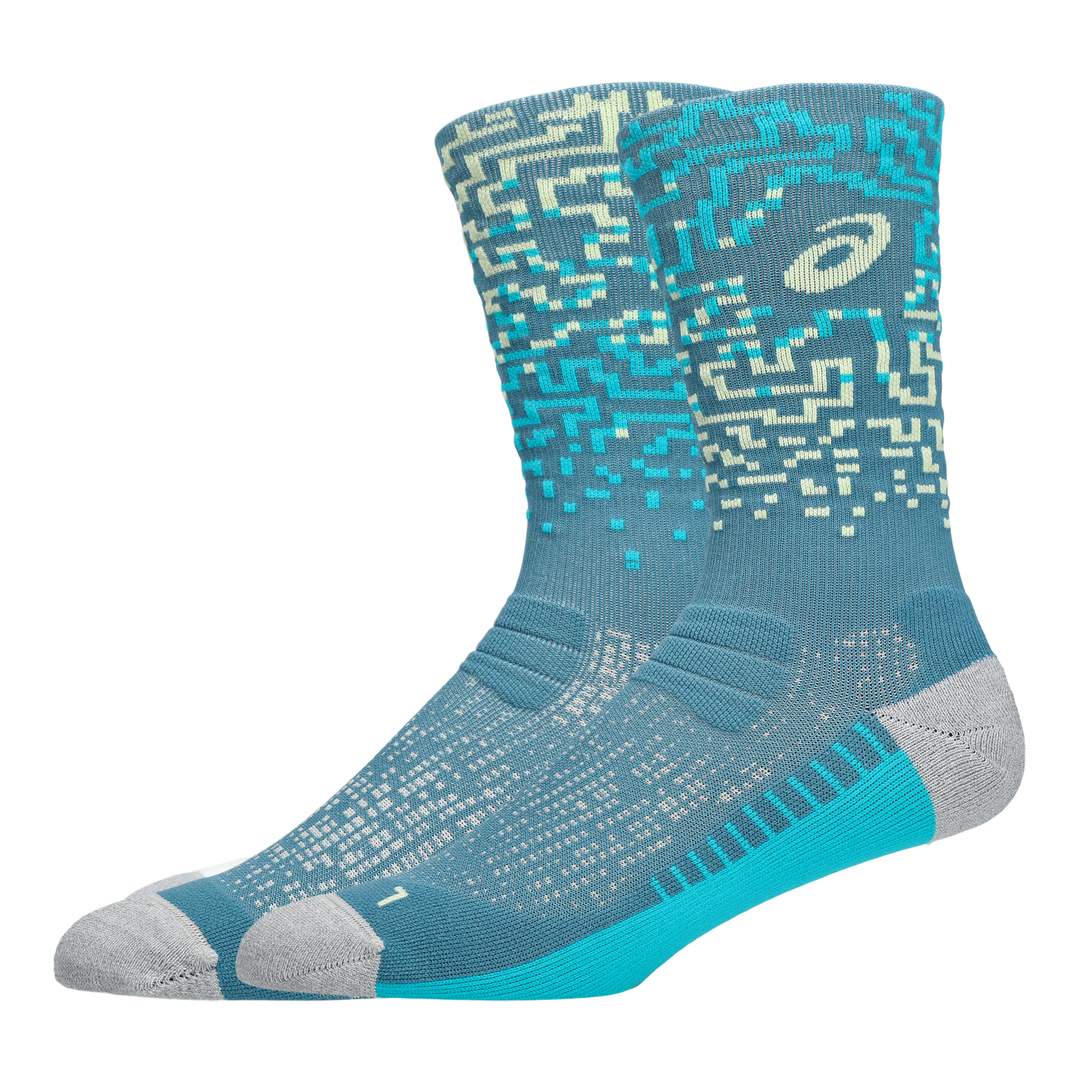 Asics Performance Run Sock Crew - Foggy Teal/Energy Aqua - AW26