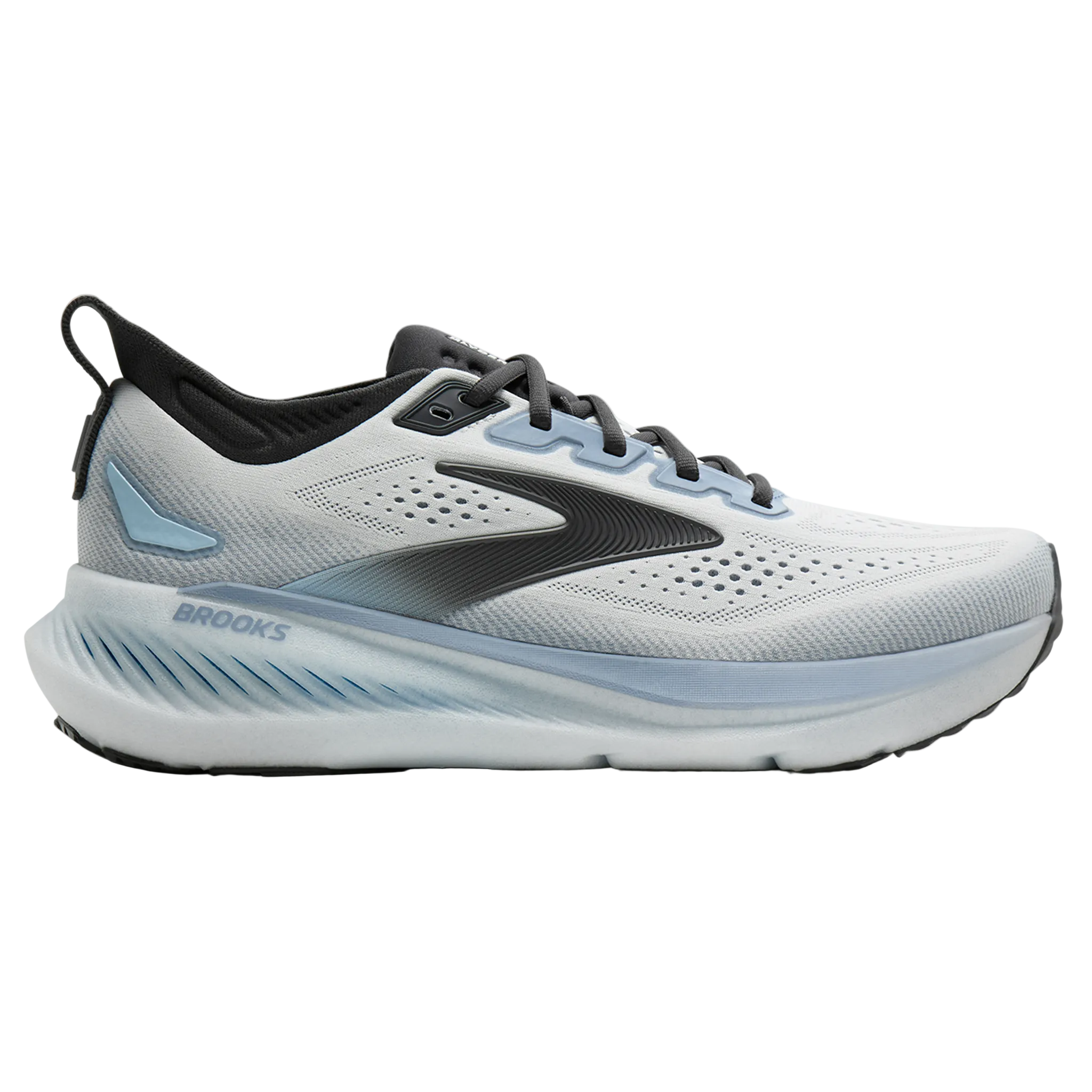 Brooks Mens Glycerin 23 - White/Rain/Baltic Sea - Neutral - AW26