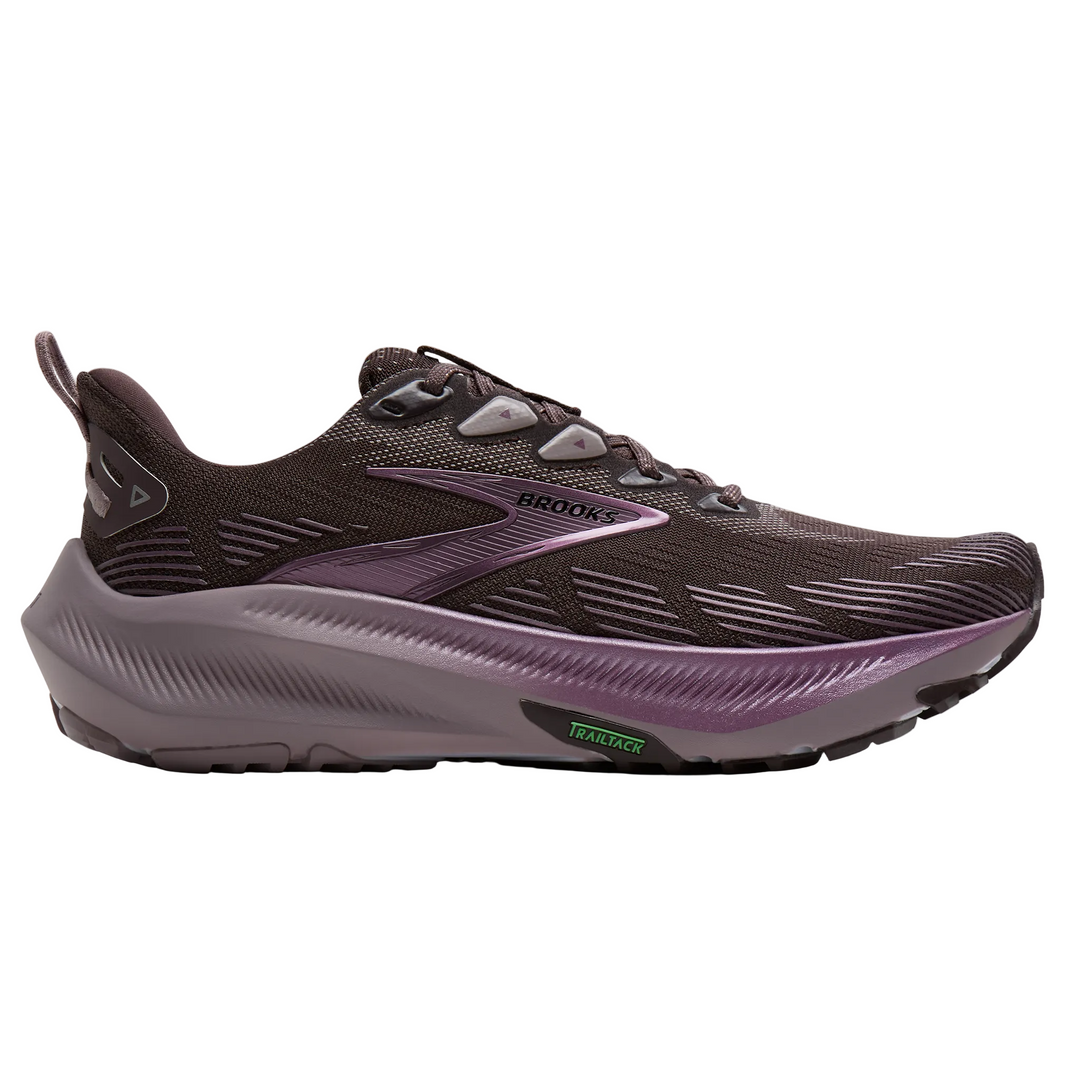Brooks Womens Ghost Trail - Raisin/Purple/Metallic - Trail - AW26
