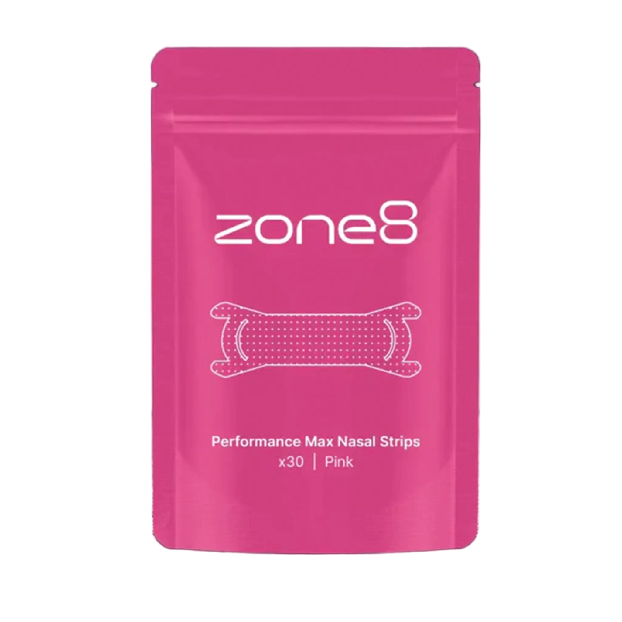 Zone8 Performance Max Nasal Strip - Pink - Pack of 30