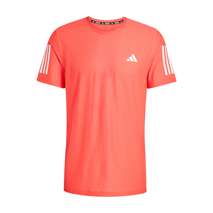 Adidas Mens Own The Run T-Shirt - Semi Lucid Red