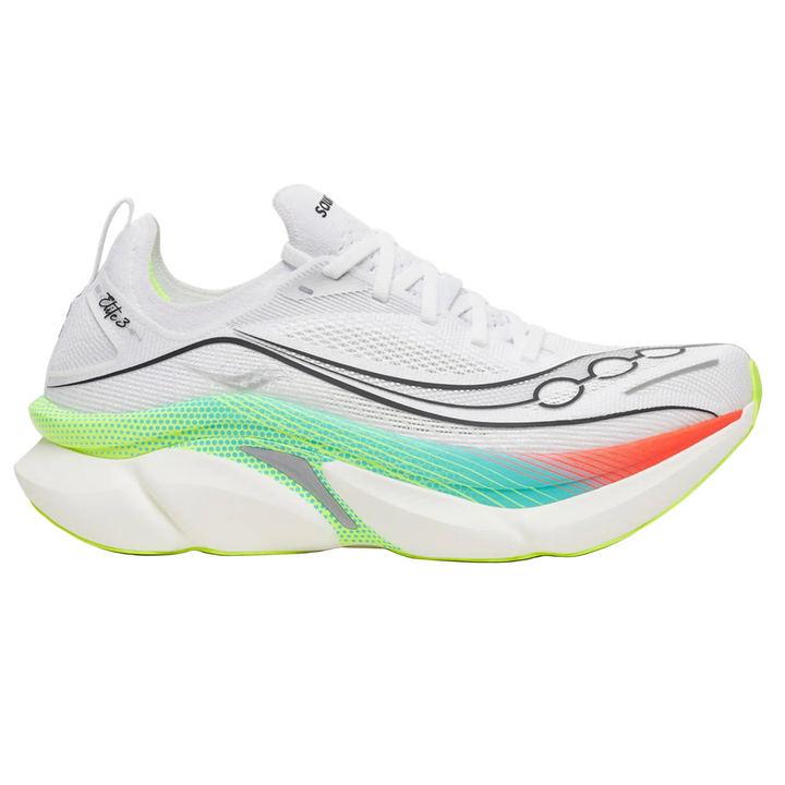 Saucony Unisex Endorphin Elite 3 - White/Multi - Neutral - AW26