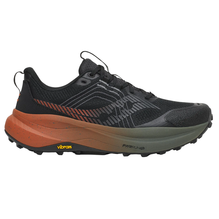 Saucony Mens Xodus Ultra 4 - Black/Rust- Trail - AW26