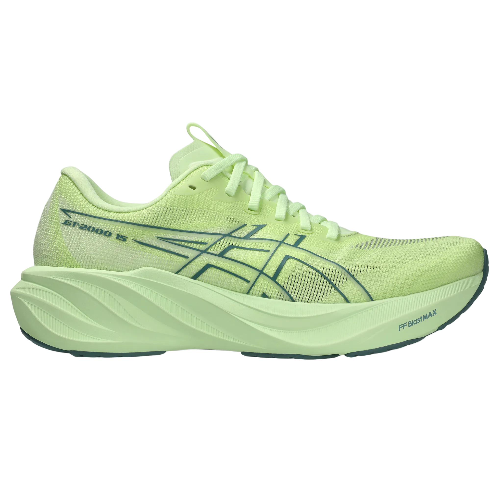 Asics Mens GT-2000 15 - Illuminate Yellow/Foggy Teal - Stability - AW26