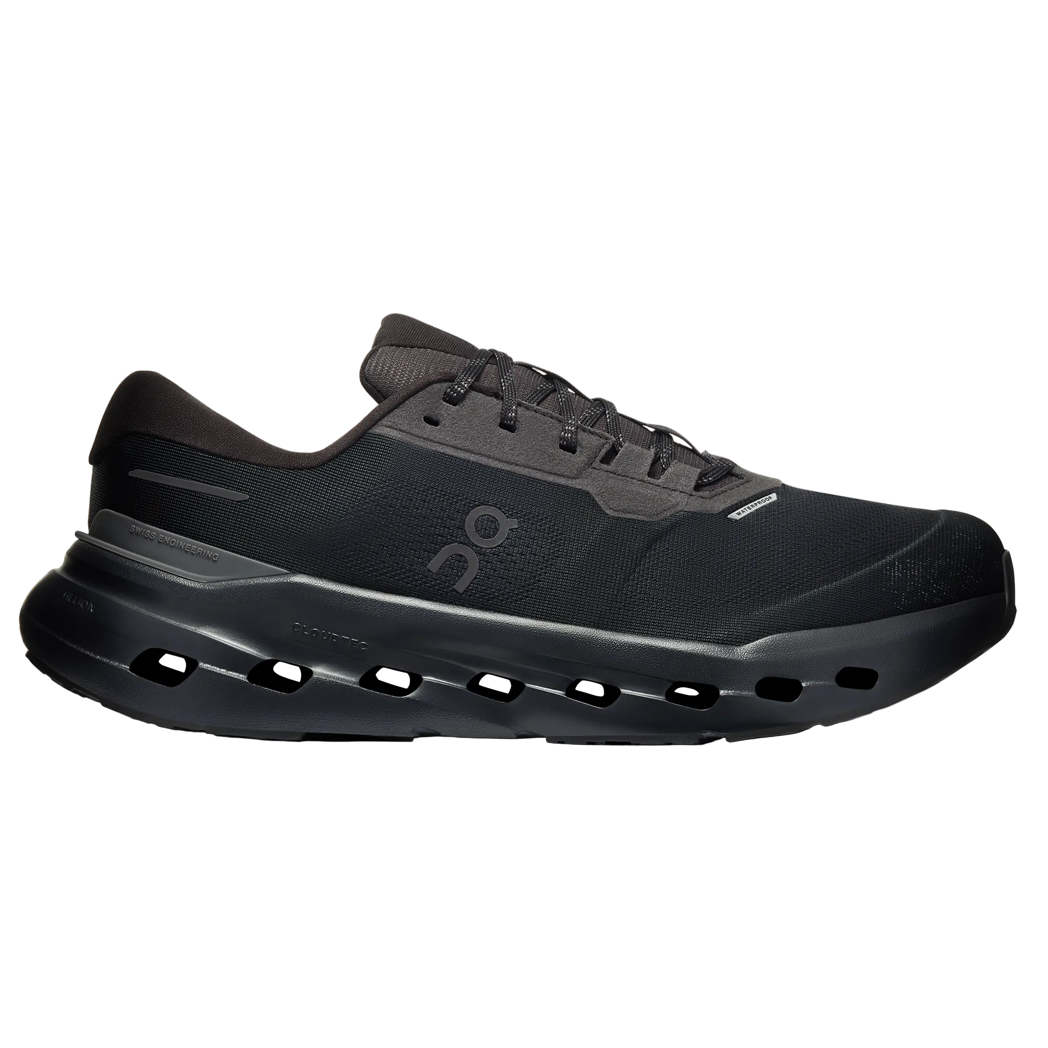 ON Mens Cloudrunner 3 Waterproof - Black/Black - Stability - AW26