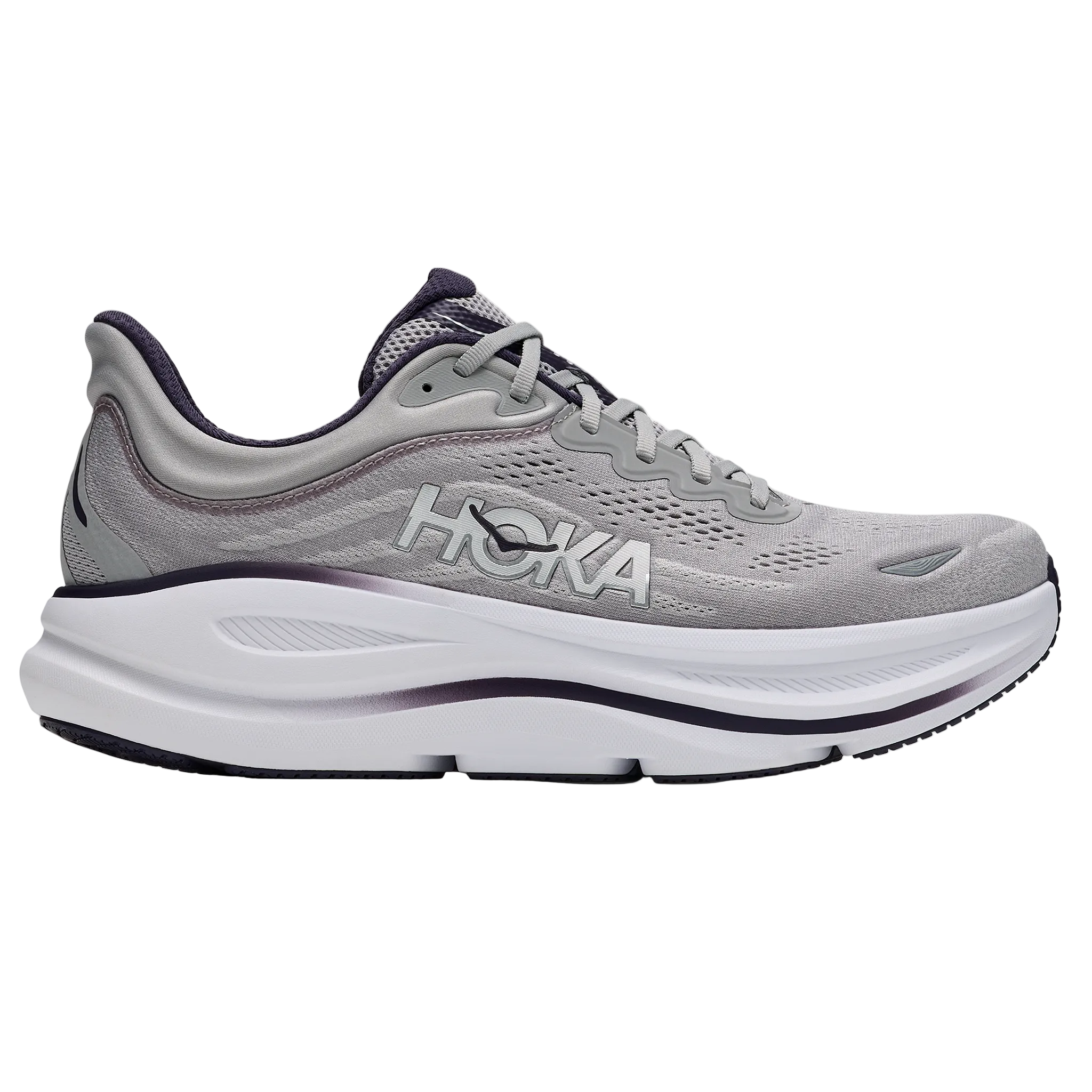 Hoka Mens Bondi 9 - Stellar Grey / Squid Ink - Neutral - AW26