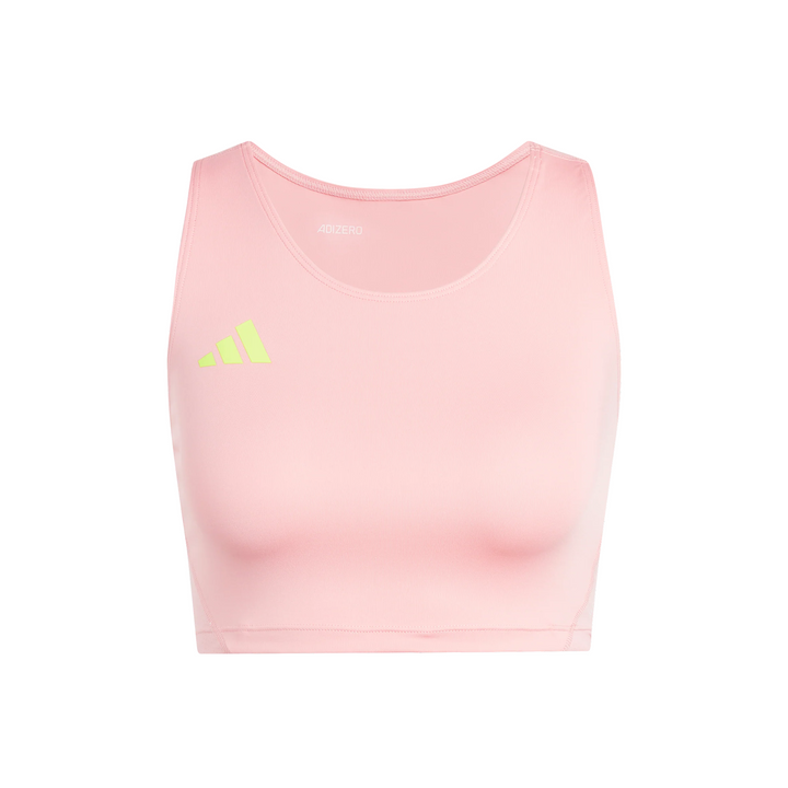 Adidas Womens Essentials Running Crop Top - Semi Pink Spark