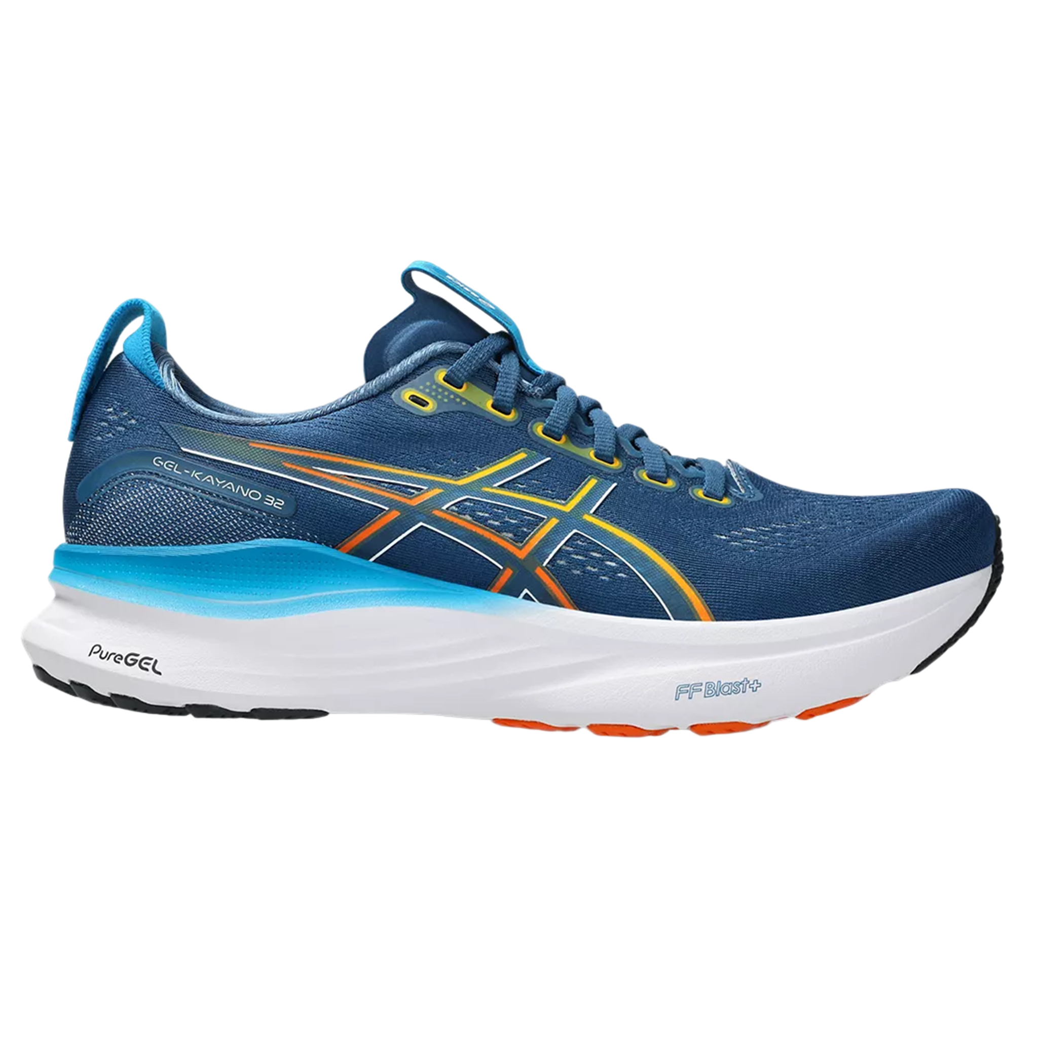 Asics Mens Gel Kayano 32 - Twilight Blue/Anzu - Stability - SS26
